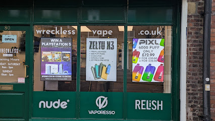 Wreckless Vape Company | E-Cig | Vape Shop | Macclesfield
